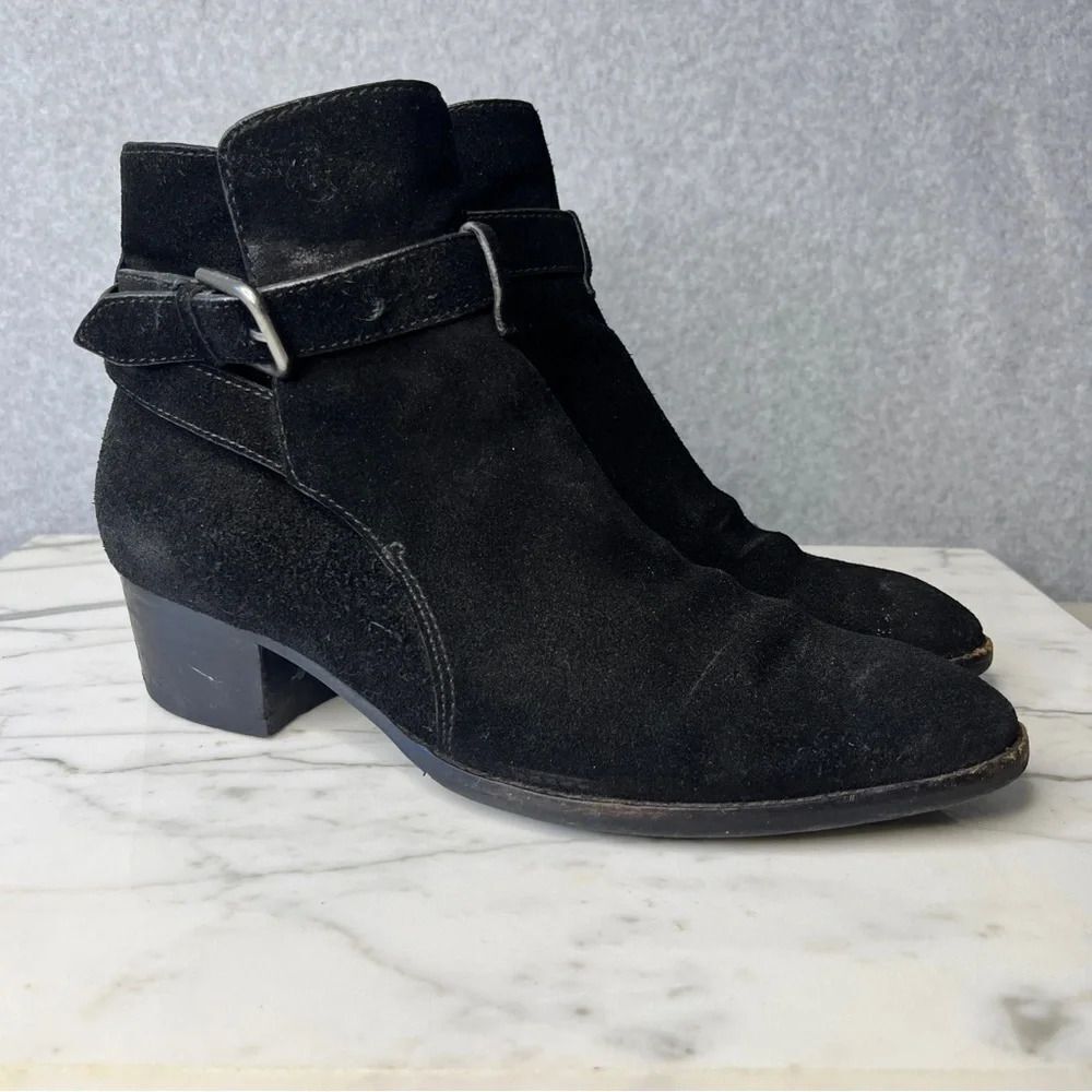 Marc Fisher Women’s Ankle‎ Boots Black Suede “Razzle” size 7